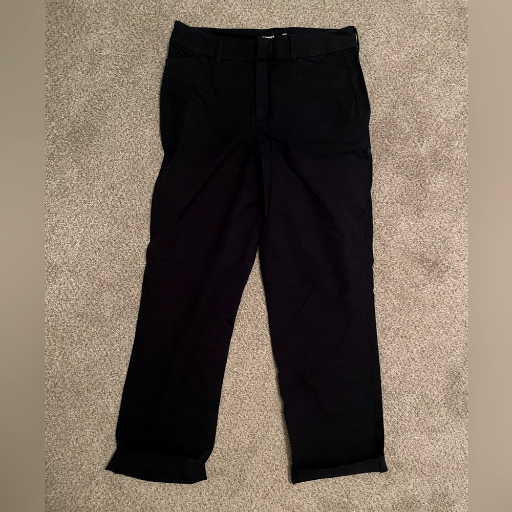 Navy High-Rise Old Navy Pixie Ankle Pants